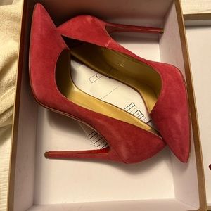 Pink Christian Louboutin heels